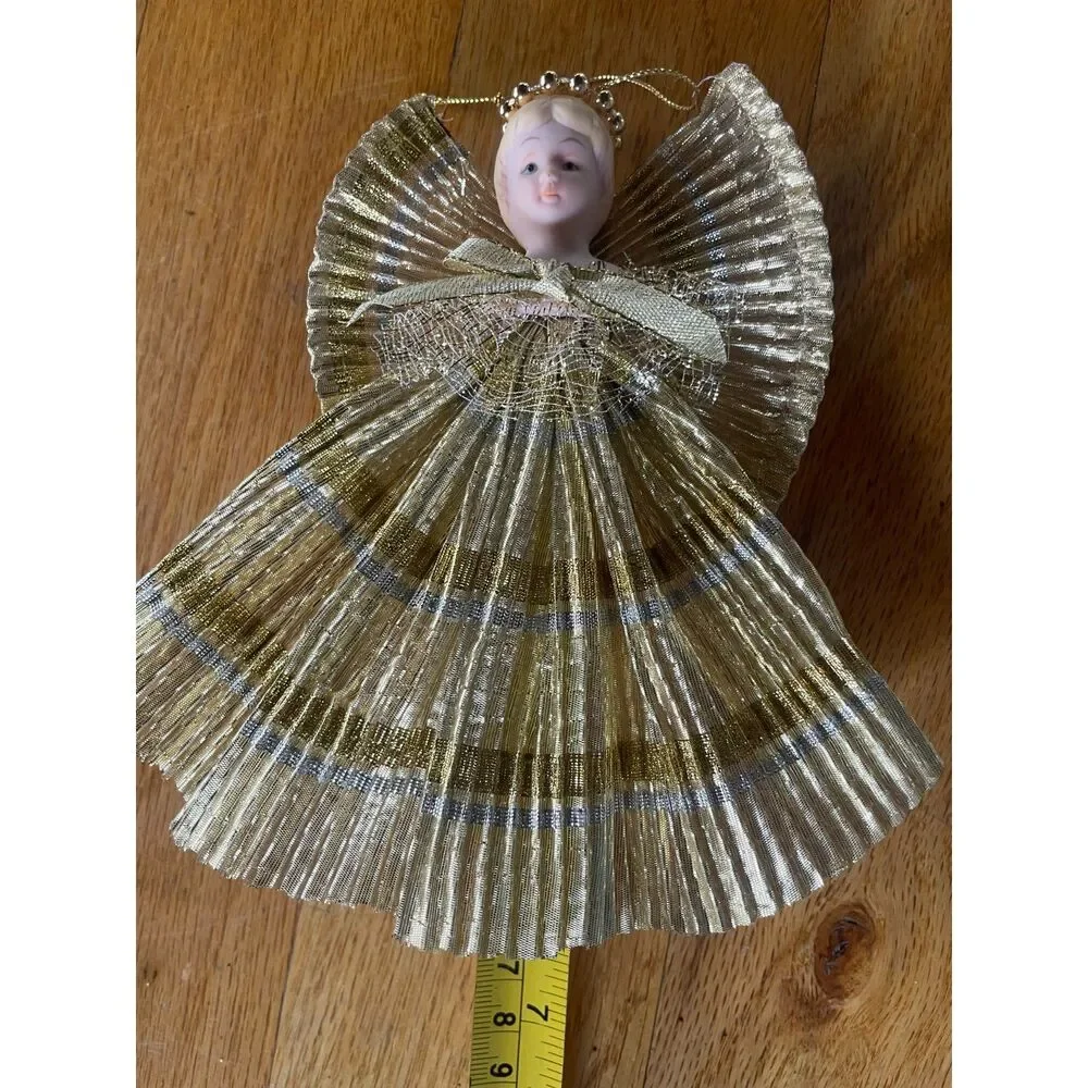 Vintage Christmas Angel Ornament 8